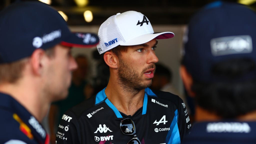 Pierre Gasly of Alpine and France  during the F1 Grand Prix of Italy at Autodromo Nazionale Monza on September 01, 2024 in Monza, Italy.