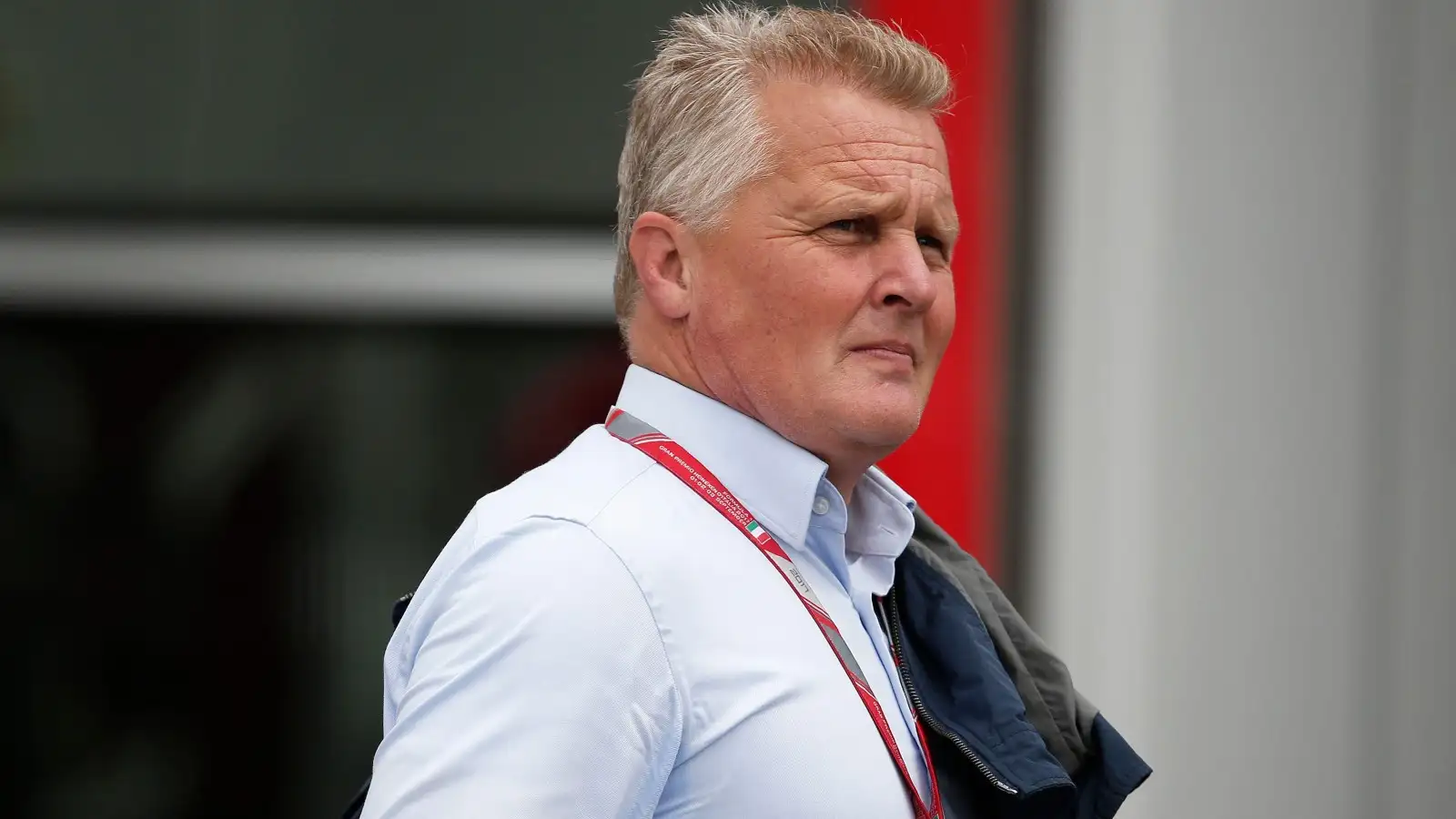 c-1437 Johnny Herbert in the Formula 1 paddock. Italy, September 2017.