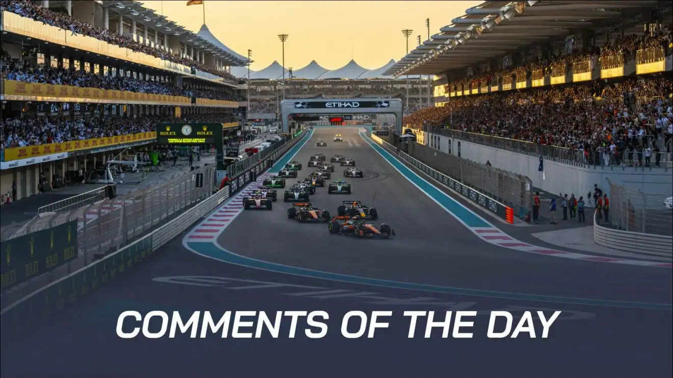 c-636 The start of the 2024 Abu Dhabi Grand Prix.