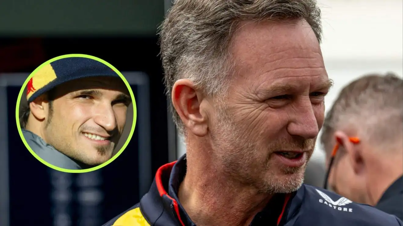 c-663 Red Bull boss Christian Horner and early RBR driver Tonio Liuzzi.