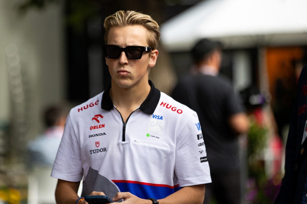 gettyimages-2105417658-1024x683-1 Liam Lawson of New Zealand and Visa Cash App RB in the paddock during qualifying ahead of the F1 Grand Prix of Australia at Albert Park Circuit on ...