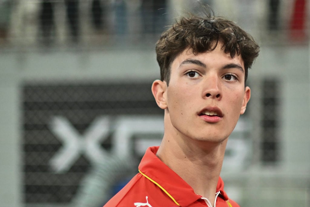 gettyimages-2187740729-1024x683-1 Oliver Bearman of Great Britain and Scuderia Ferrari during previews ahead of the F1 Grand Prix of Abu Dhabi at Yas Marina Circuit on December 5, 2...
