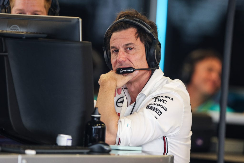gettyimages-2188522830-1024x683-1 Toto Wolff, Team Principal & CEO of Mercedes AMG F1 Team, poses for a portrait during the F1 Grand Prix of Abu Dhabi at Yas Marina Circuit in A...