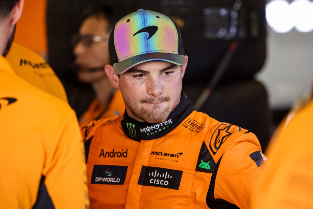 gettyimages-2188770488-1024x683-1 Pato O'Ward of the McLaren F1 Team MCL38 is in a portrait during the Formula 1 testing at Yas Marina Circuit in Abu Dhabi, United Arab Emirates, on...