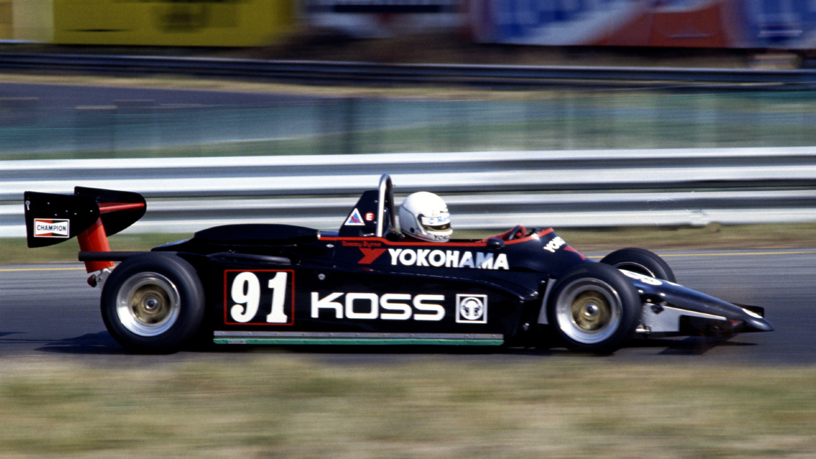1983-formula-three-tommy-byrne-jordan Tommy Byrne drives for Jordan in 1983.
