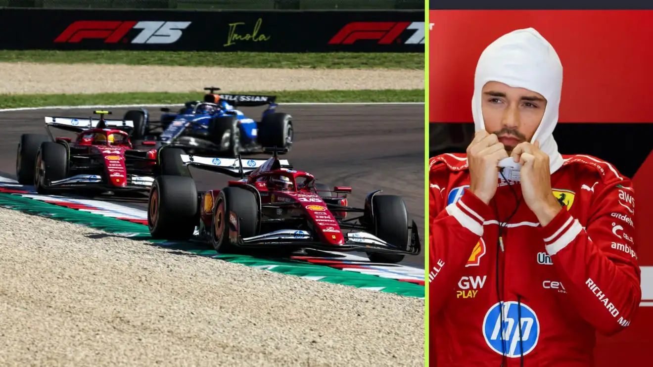 c-1056 Charles Leclerc and the late-race Ferrari battle for fourth