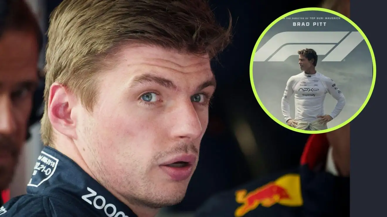 c-1215 Max Verstappen and the F1 movie poster