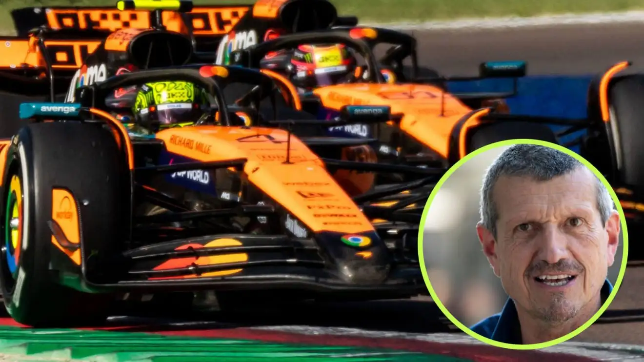 c-1224 McLaren team-mates racing and Guenther Steiner