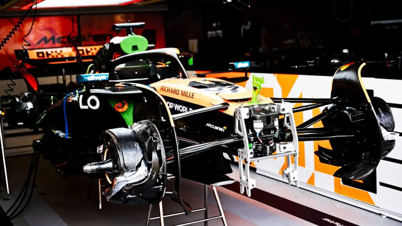 c-1284 McLaren MCL39 in the Monaco pits