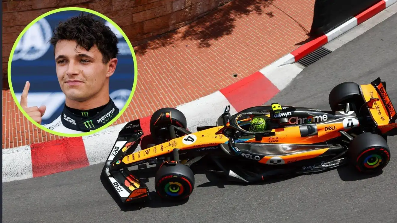 c-1416 Lando Norris, McLaren, 2025 Monaco Grand Prix.