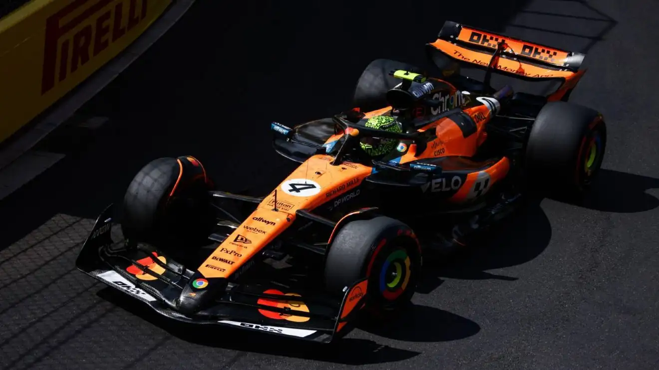 c-1425 Lando Norris, McLaren, 2025 Monaco Grand Prix.