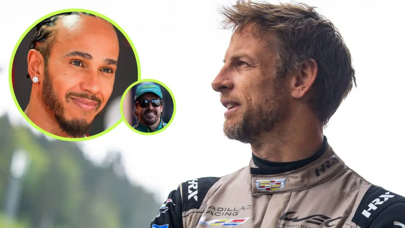 c-1443 Jenson Button, Lewis Hamilton and Fernando Alonso