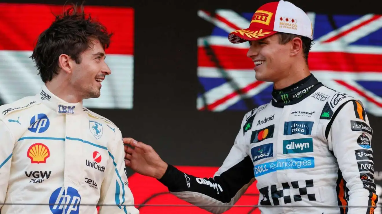 c-1526 Charles Leclerc Lando Norris Ferrari Mercedes Monaco GP Indy 500 PlanetF1