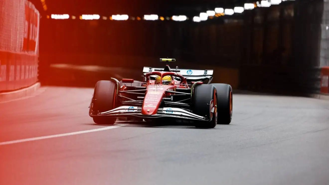 c-1631 Lewis Hamilton driving the Ferrari SF-25 at the 2025 Monaco Grand Prix