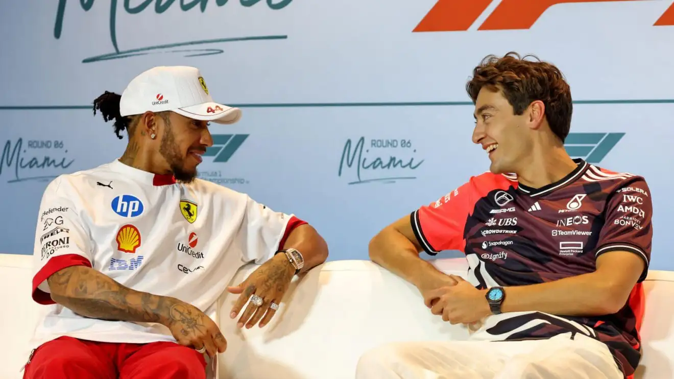 c-178 Lewis Hamilton and George Russell