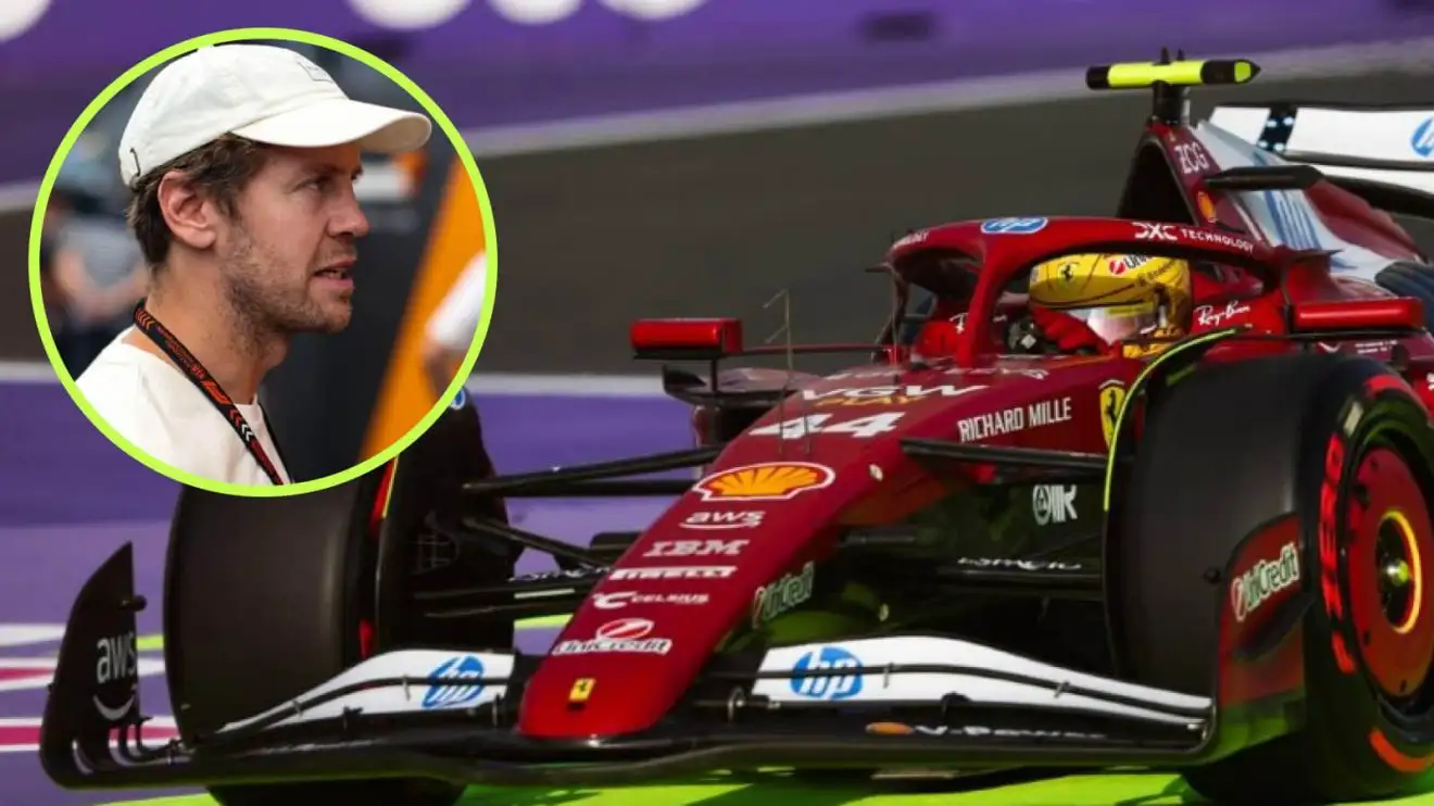 Sebastian Vettel and Lewis Hamilton