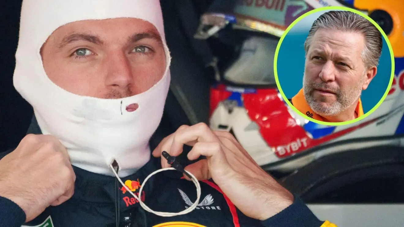 c-428 Max Verstappen and Zak Brown