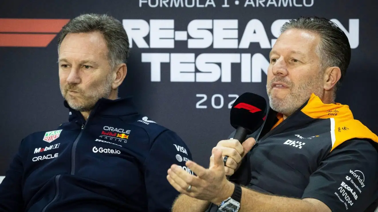 c-491 Christian Horner and Zak Brown