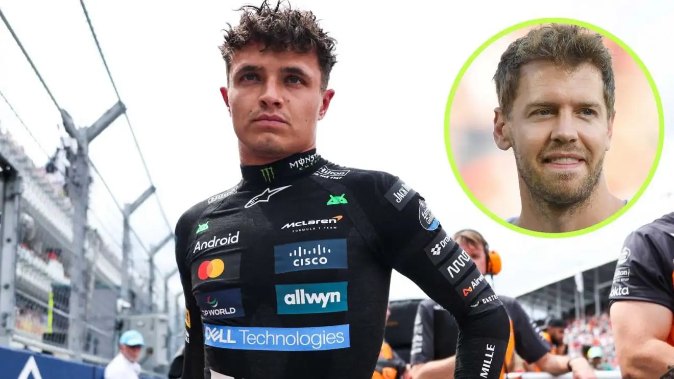 c-542 Lando Norris sebastian Vettel McLaren Formula 1 PlanetF1