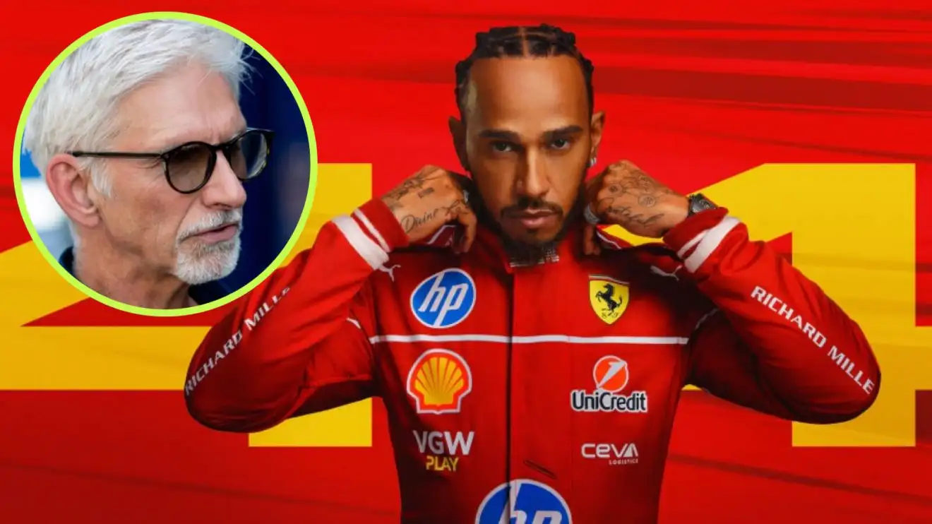 c-554 Damon Hill and Lewis Hamilton