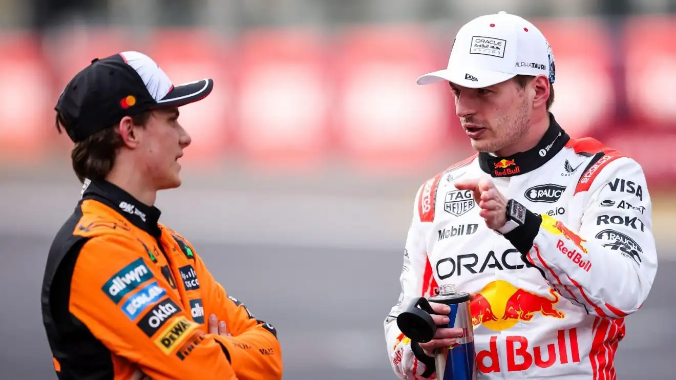 c-617 Oscar Piastri and Max Verstappen
