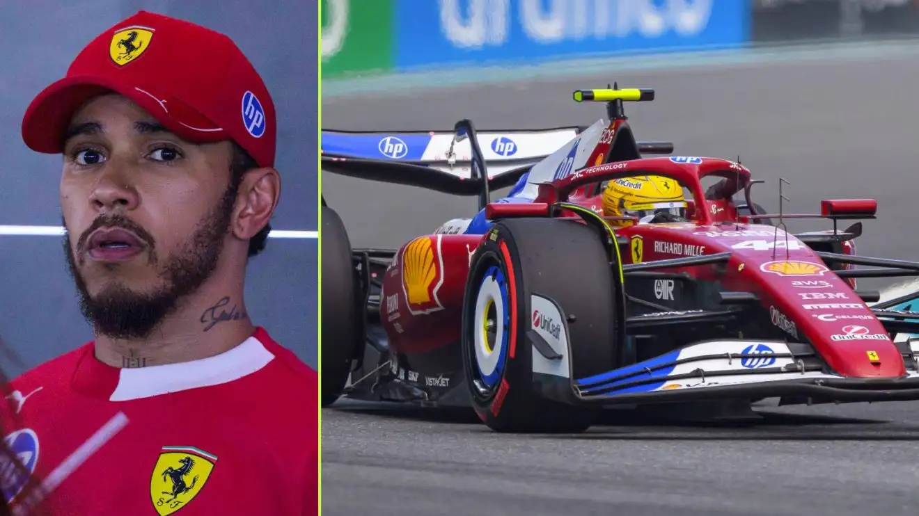 c-665 Lewis Hamilton, Ferrari, 2025 Miami Grand Prix.