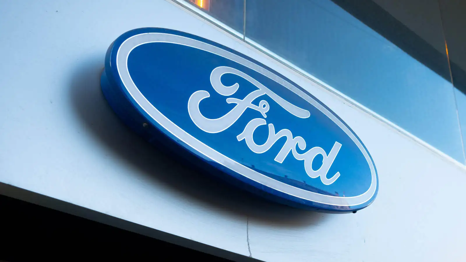 c-674 Ford logo stock image.