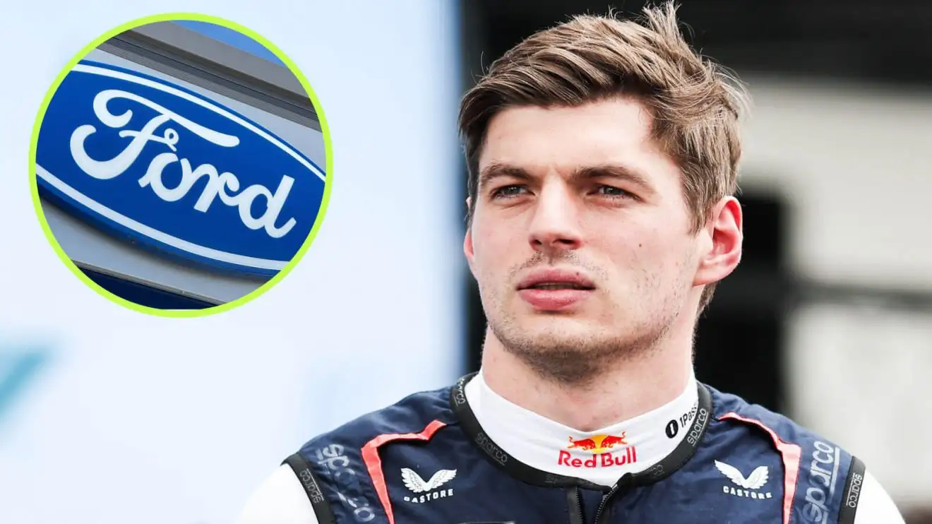 c-827 Ford and Max Verstappen