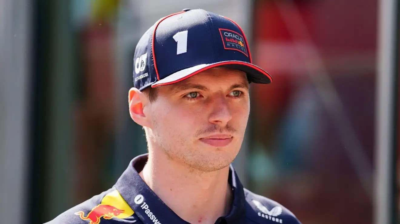 Max Verstappen in Imola.