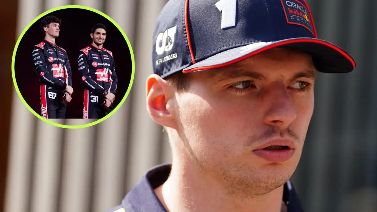 Max Verstappen and the Haas team-mates