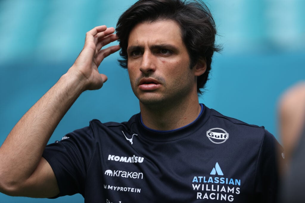 gettyimages-2212878290-1024x683-1 Carlos Sanz at the 2025 Miami Grand Prix