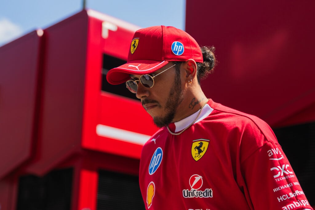 gettyimages-2214661816-1024x683-1 Ferrari driver Lewis Hamilton walks through the Imola paddock