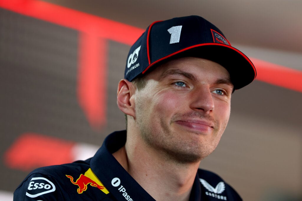 gettyimages-2215243439-1024x683-1 Max Verstappen doing interviews at the 2025 Emilia Romagna Grand Prix