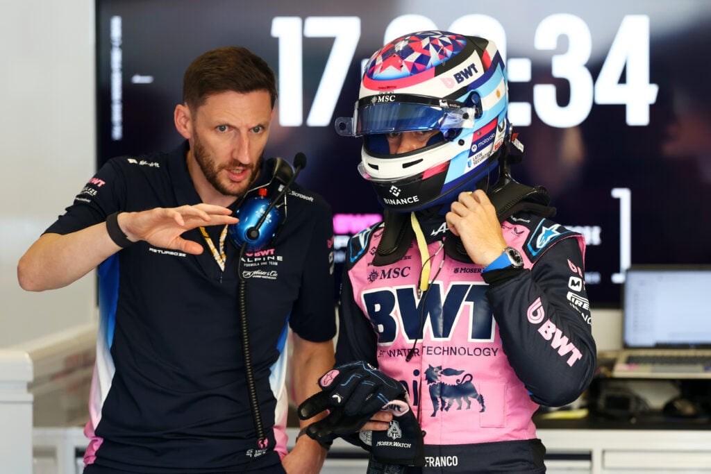 gettyimages-2215254991-1024x683-1 Alpine driver Franco Colapinto gets ready in the garage at Imola at the 2025 F1 Emilia Romagna Grand Prix