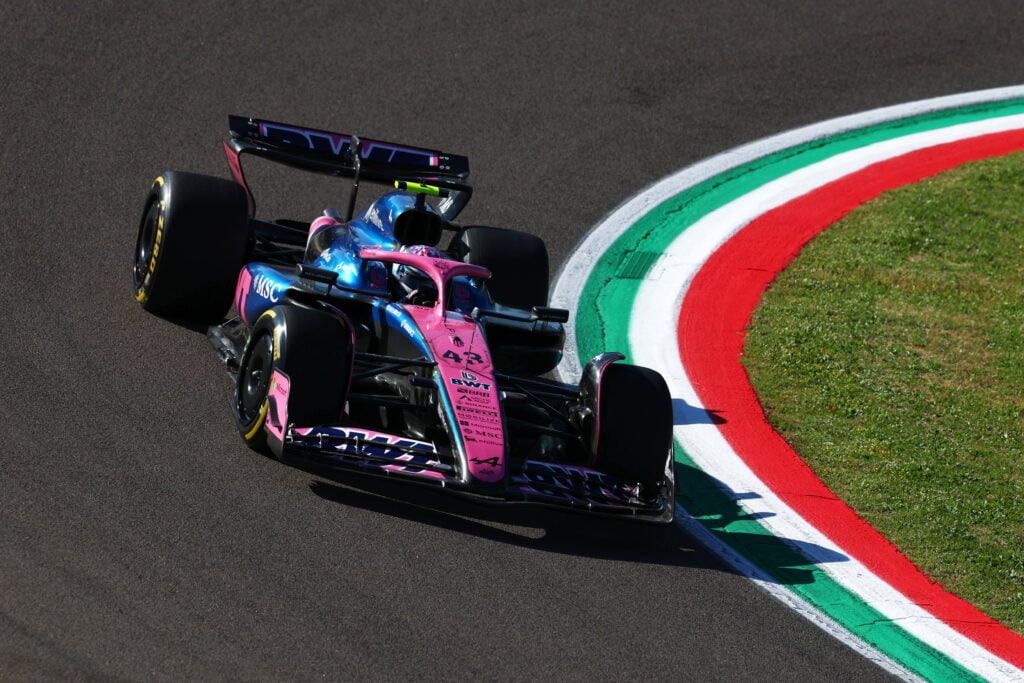 gettyimages-2215434622-1024x683-1 Alpine driver Franco Colapinto on track during practice for the 2025 F1 Emilia Romagna Grand Prix at Imola