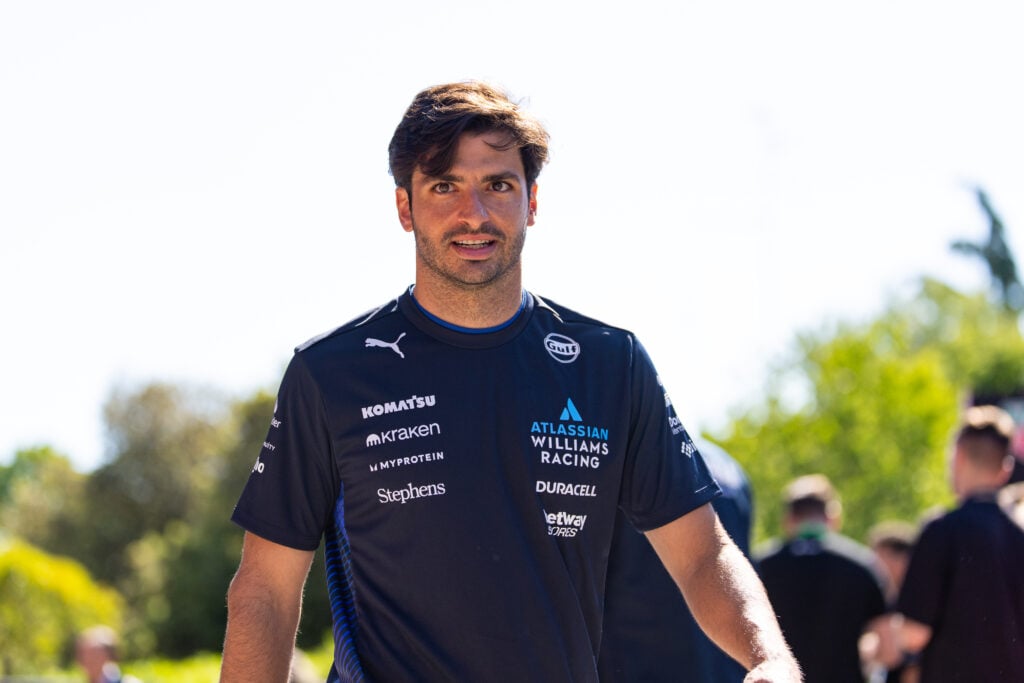 gettyimages-2215535417-1024x683-1 Williams driver Carlos Sainz in the Imola paddock at the 2025 Emilia Romagna Grand Prix