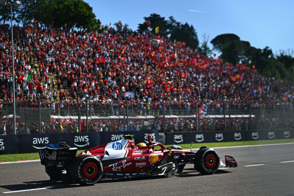 gettyimages-2215866766-1024x683-1 Ferrari driver Lewis Hamilton on track during the 2025 F1 Emilia Romagna Grand Prix at Imola