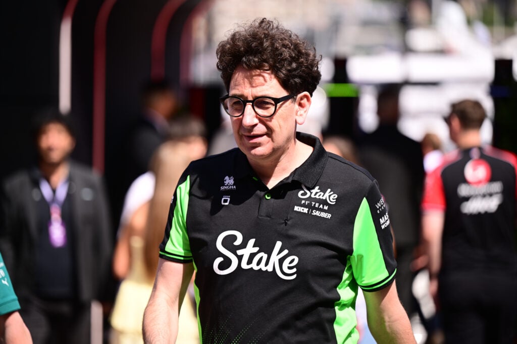 Audi F1 chief Mattia Binotto at the 2025 Monaco Grand Prix