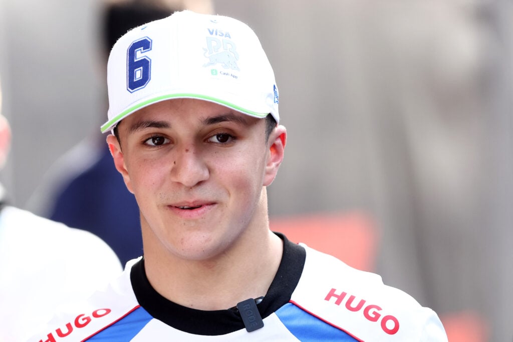 gettyimages-2216174804-1024x683-1 Isack Hadjar of Racing Bulls looks on in the 2025 F1 Monaco Grand Prix paddock