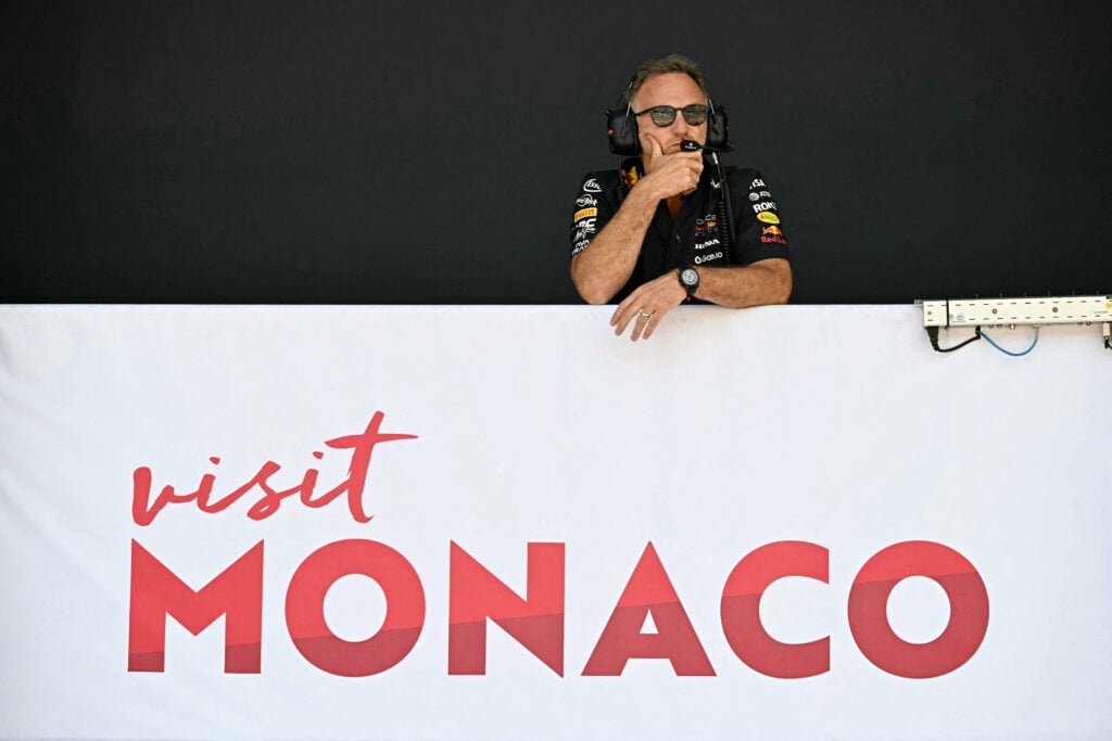 gettyimages-2216258901-1024x683-1 Red Bull Racing team principal Christian Horner watching on at the 2025 Monaco Grand Prix