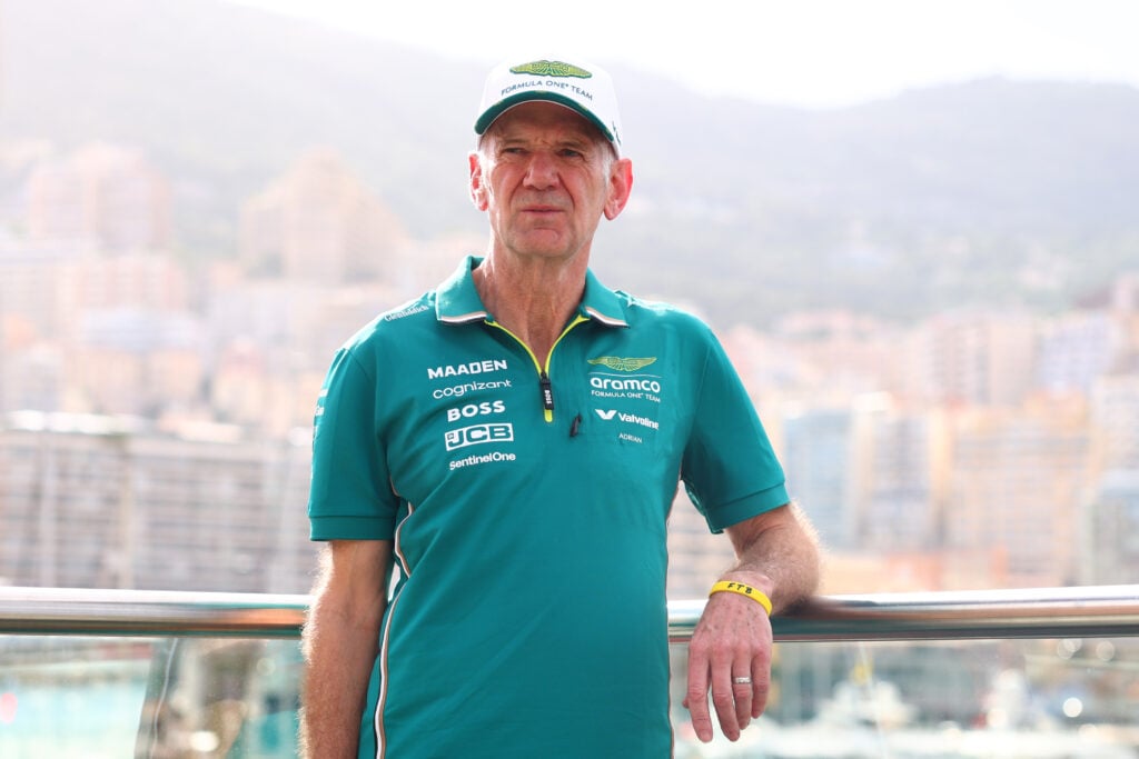 Aston Martin managing technical partner Adrian Newey at the 2025 F1 Monaco Grand Prix