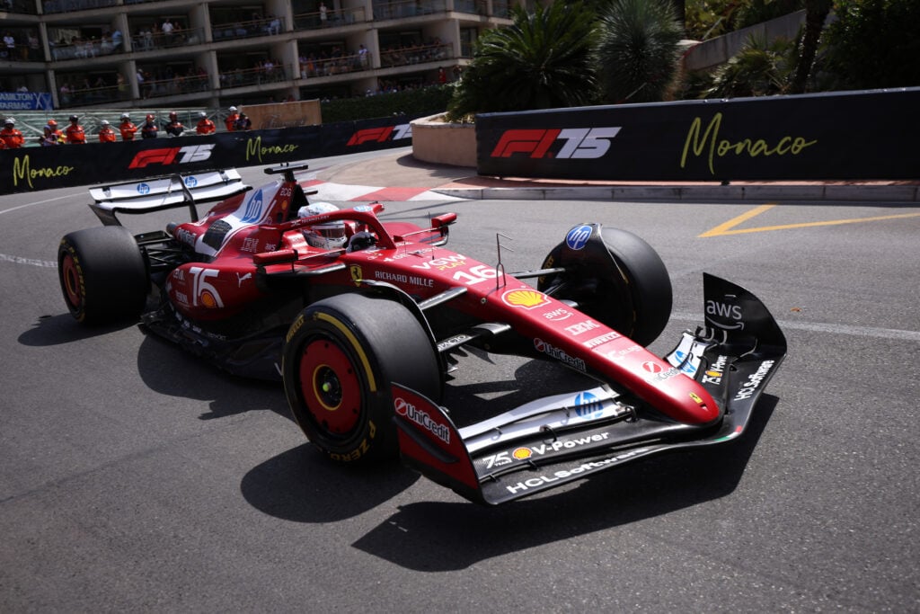 gettyimages-2216520509-1024x683-1 Ferrari driver Charles Leclerc racing at the 2025 Monaco Grand Prix
