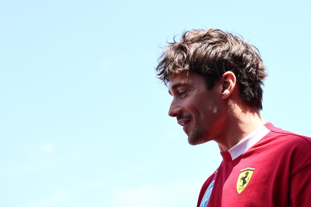 Ferrari driver Charles Leclerc at the 2025 Monaco Grand Prix