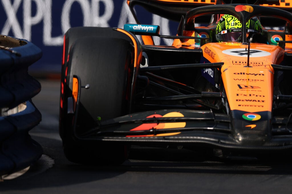 gettyimages-2216841312-1024x683-1 McLaren driver Lando Norris on track in qualifying for the 2025 F1 Monaco Grand Prix