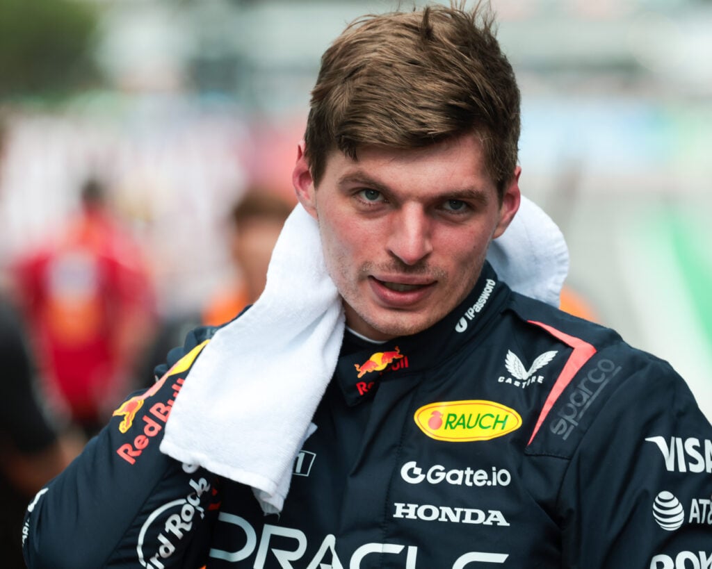 gettyimages-2217966417-1024x819-1 Red Bull driver Max Verstappen reacts after qualifying P3 for the 2025 F1 Spanish Grand Prix