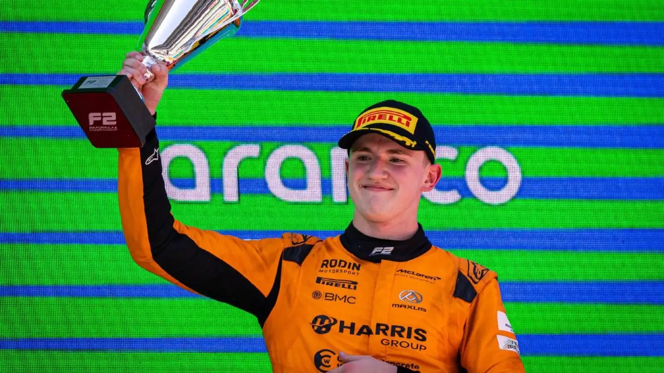 c-13 Alex Dunne, McLaren junior, 2025 Spanish Grand Prix.