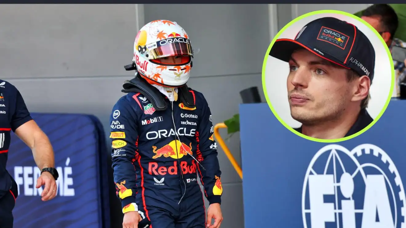 c-19 Yuki Tsunoda and Max Verstappen