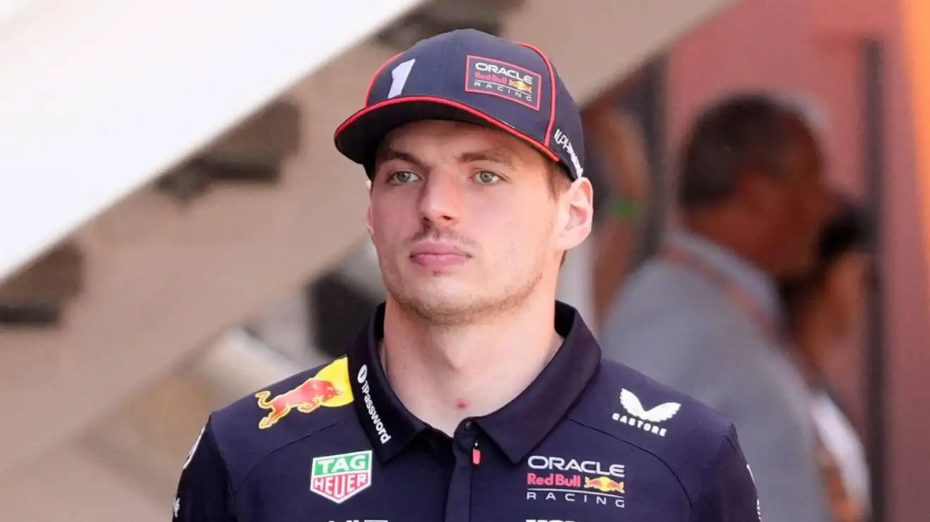 c-302 Max Verstappen in the Barcelona paddock.