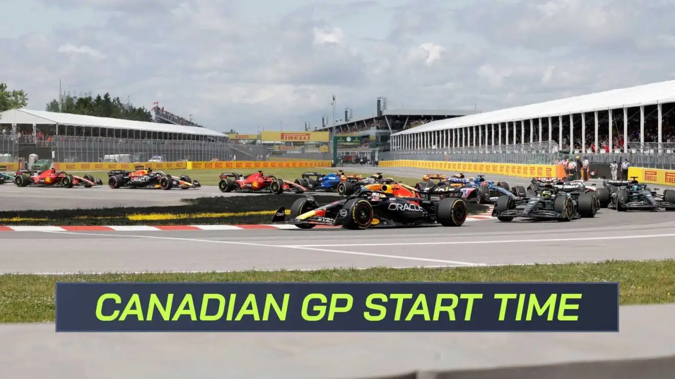 c-549 F1 start time, Canadian Grand Prix.