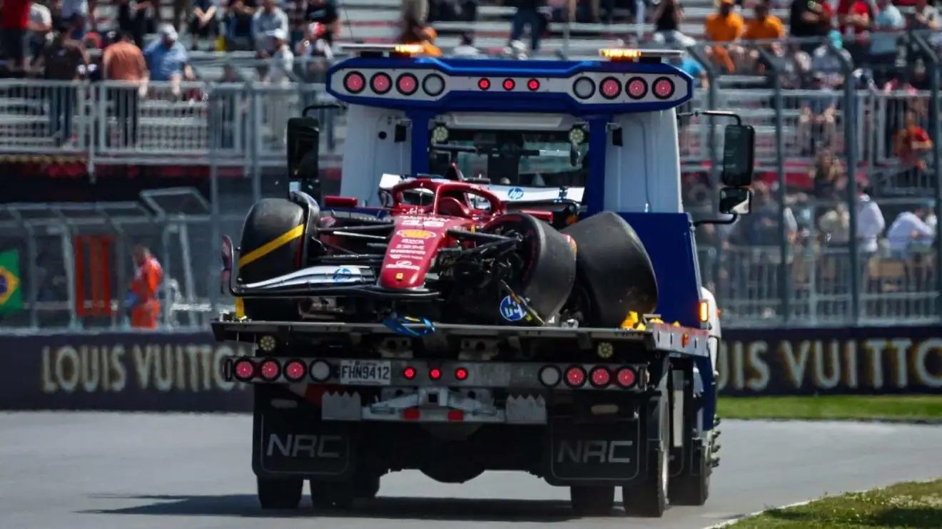 c-713 Charles Leclerc Ferrari Canadian GP Grand Prix crash Formula 1 F1 PlanetF1